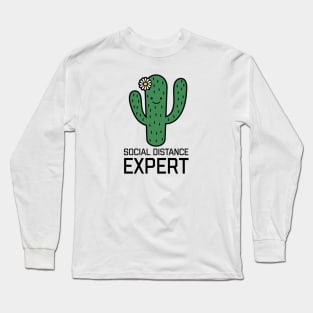 Social distance expert Long Sleeve T-Shirt